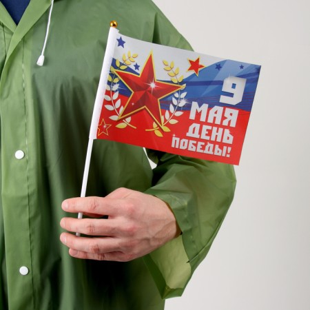 Carnival set "Victory Day!", P. 42–54, raincoat, flag-9