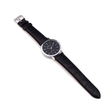 Men's wrist watch, D-4 cm, black dial-3