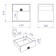 Low Tumba 450 "Male" PM-7, 384x450x444, oak galifax white