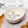 Deep plate ceramic “Is this all to me?”, 13 x 11 x 5.5 cm, 300 ml, white color
