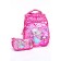 Baby backpack on lightning, pink color