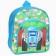 Backpack of a textile ditch with a pocket 30*25*9cm, Blue Tractor
