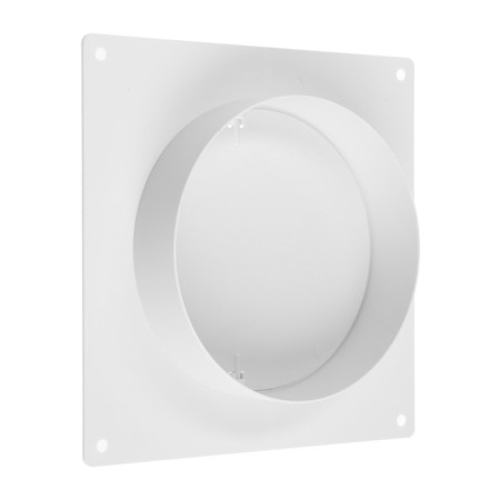 Round channels connector Zein, D = 125 mm, ventilation, with a patch plate and with a valve-3