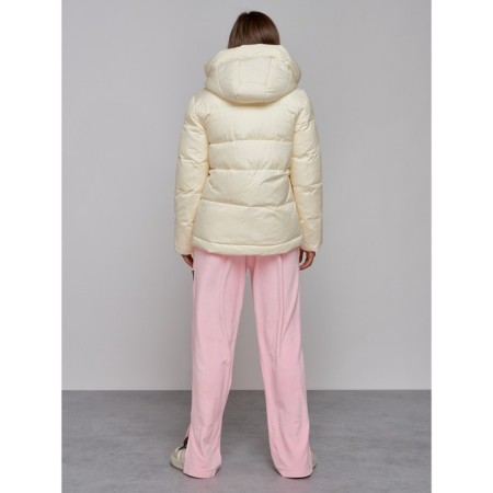 Winter jacket, size 44, light yellow color-3