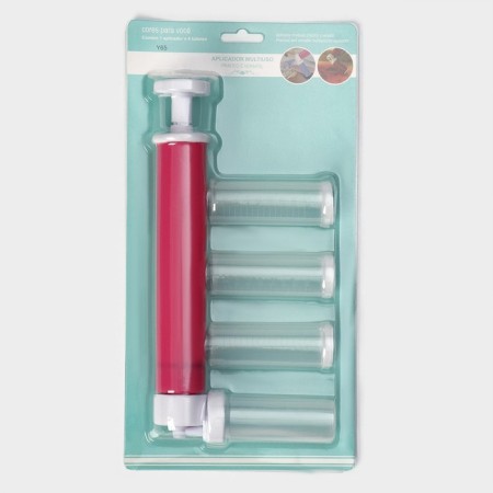 Mechanical airbrush, 25 × 12 × 3 cm, 4 containers in the kit, color mix-10