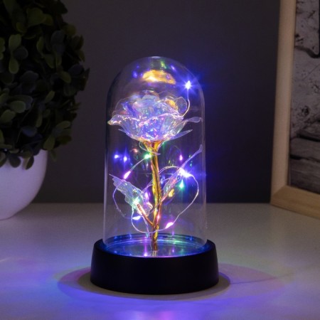 Nightlight "Flower" LED 3XAG10 white 8.5x8.5x15.5 cm-1