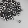 Beads for creativity plastic "Russian letters on the black cube" set of 500 grams 0.6x0.6x0.6 cm