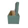 Puff with a lid and weighting, 800 × 400 × 420 mm, bingo velor, Mint color