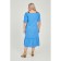 Female dress, size 64, blue color