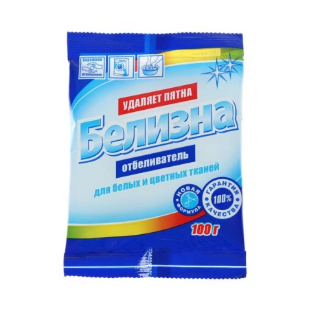 White bleach, powder, for white and colored fabrics, 100 g