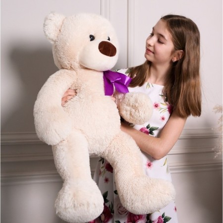 Soft toy "Bear Mark" Light, 80 cm-5