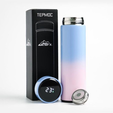 Thermos, 500 ml, Basic "Master K.", with a strainer, with a temperature sensor, retains heat of 8 hours-1