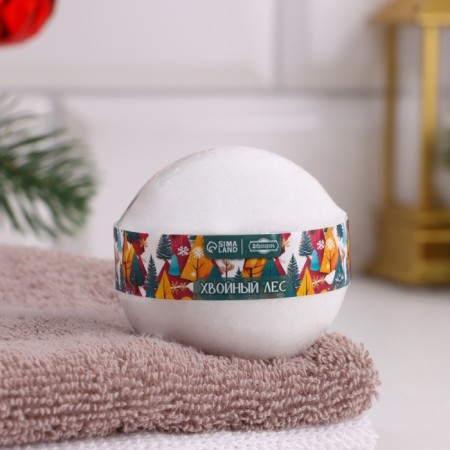 New Year. Set 2 bombs "Vanilla, coniferous forest" and 2 soaps "Mulledwine, hot chocolate"-2