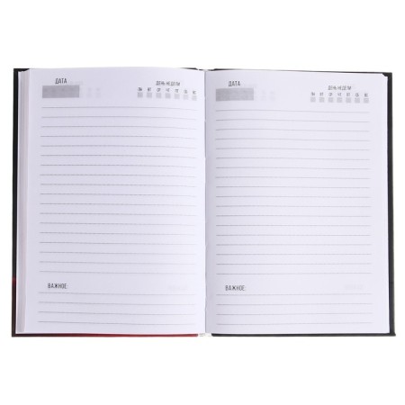 The diary of a low -up A5 136 sheets, integral cover, matte lamination, selective varnish "came"-2