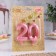 Candle in the cake jubilee "line" (set 2 in 1), number 20, pink metallic, 6.5 cm