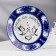 A plate with a stand "Council and love", 18 cm, gzhel, porcelain