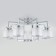Smart Ceiling Light Fargo, 40W, E14, 83x83x38 cm