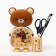 An alarm clock "Bear", discrete move, 1AA, 17 x 4 x 12 cm
