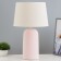 Malika table lamp E27 40W pink 30x30x43.5cm Risalux