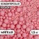 Confectionery sprinkling with a soft center matte "pearls", pink, 1.5 kg