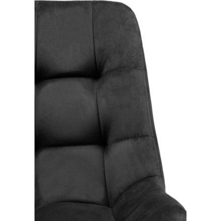 Computer chair Kelmi 1 plastic/velor, black/black 51x61x78 cm-6