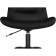 Computer chair Ordi Metal/velor, black 56x65x85 cm