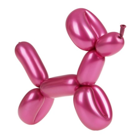 Twisting ball 160 ", chrome, set 22 pcs., Red color