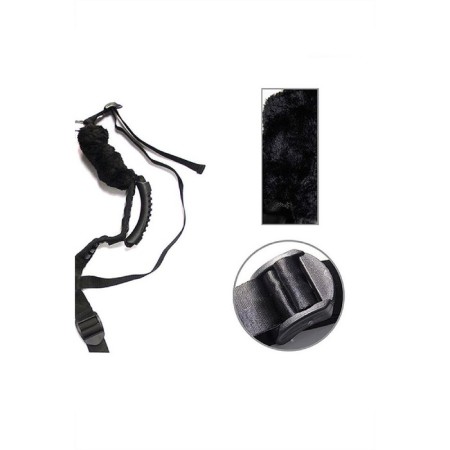 Bond -bended Romfun Sex Harness Bondage on harness, black-1