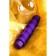 Unrealistic vibrator Toyfa A-Toys, silicone, purple color, 17 cm
