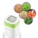 KitFort chopper KT-1378, plastic, 600 watts, 0.6 l, white-green
