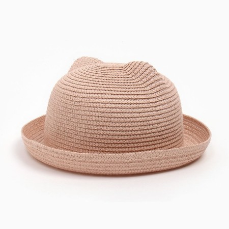 Women's hat, Powder color, size 56-58-1