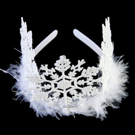 Crown "Snowflake", with fluff