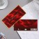 Envenue for money "Sincerely!" Red background, 16.5x8.5 cm