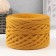 Knitted yarn, width 7-9 mm, 100m/295 gr ± 10% (18 - mustard)