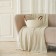 Basket for storage of handmade lauded "Louise", 33 × 33 × 16 cm, white color