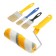 Mashlar "Akor" set Russian painter, roller 180mm, polyacryl, bath 330x260mm, brushes 3pcs