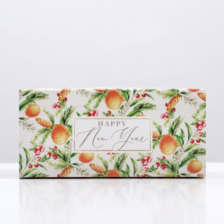 Box for Makarun "New Year's Parcel" 12 x 5.5 x 5.5 cm., New Year-1