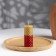 Candle from wax, honey-red, 8 cm