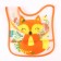 Bibslate for feeding "Fox Sonya" waterproof on Velcro, with a pocket