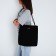 Shoper nazamok, Black color, 40 x 35 cm