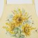 Apron "Ethel" sun flowers 70x60 cm, 100% cotton, sarzha 190 g/m2