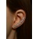 Earring "Kaff" path, color mix