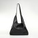 Women's bag on the magnet Textura, medium size, cosmetic bag, black color