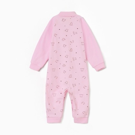 Details for children with open legs, color is pink, height 68 cm-4