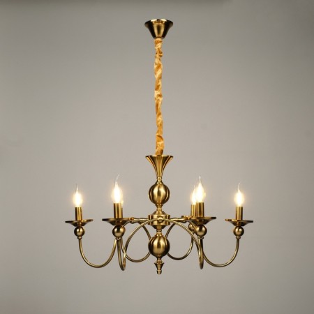 Milano chandelier 6he14 40W bronze 68x68x79 cm-1