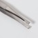 Pinzet "Premium" straight, narrow, 9 cm, on the blister, silver color
