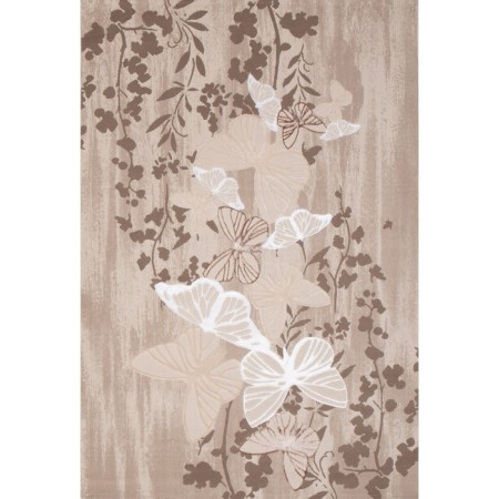 Rectangular carpet Arda Tempo, size 160x230 cm, color Poly Ivory/Poly Ivory