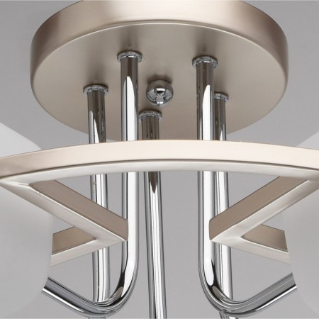 Tetro ceiling chandelier 5x60W E14 metal 60x60x46cm-6