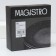 A set of plates of lunch porcelain Magistro Lofty, 6 objects: D = 26.7 cm, black color