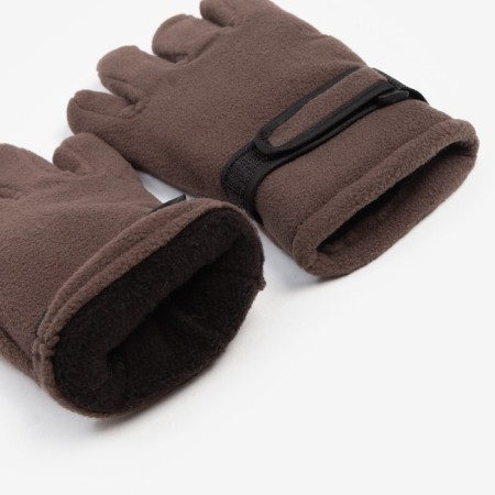 Women's gloves minku, two -layer, col. brown, rr 24 cm-2